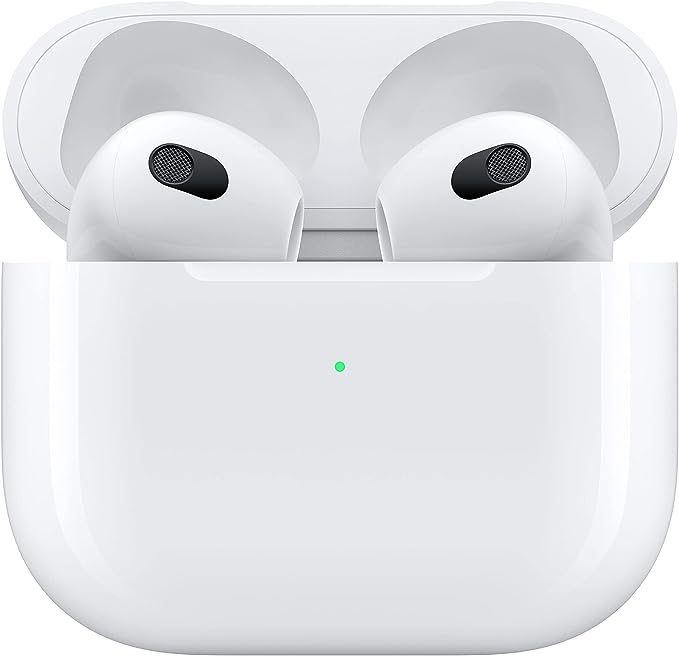 Amazon Apple store Elevate Your Sound Experience with Apple AirPods (3rd Gen)Apple with Lightning Charging Case