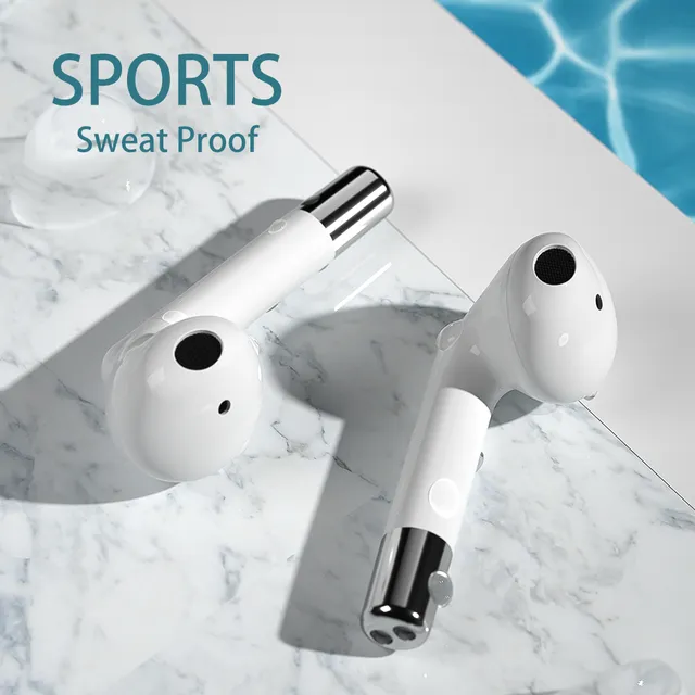 iSpark AP19 Wireless Bluetooth Earbuds 5.3 Bluetooth compatible with iPhones& all smartphones with led digital display long battery life for music & calls - iSpark