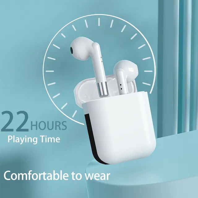 iSpark AP19 Wireless Bluetooth Earbuds 5.3 Bluetooth compatible with iPhones& all smartphones with led digital display long battery life for music & calls - iSpark