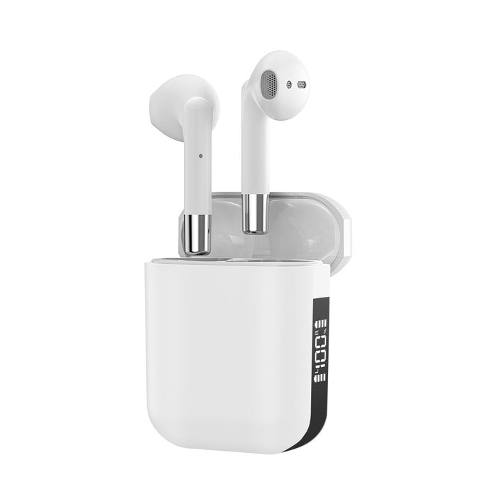 iSpark AP19 Wireless Bluetooth Earbuds 5.3 Bluetooth compatible with iPhones& all smartphones with led digital display long battery life for music & calls - iSpark