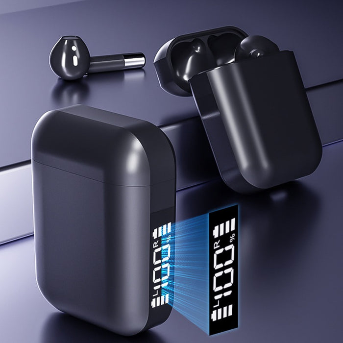 iSpark AP19 Wireless Bluetooth Earbuds 5.3 Bluetooth compatible with iPhones& all smartphones with led digital display long battery life for music & calls - iSpark