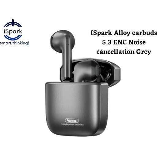 iSpark Remax x-iron True wireless Bluetooth Earbuds in 2 colours 5.3 Bluetooth fast connection ENC noise cancellation, low latency, lightweight with digital display - iSpark 